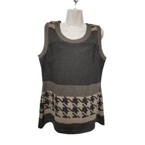Grey Sleeveless Top-  Size 42 - NWOT